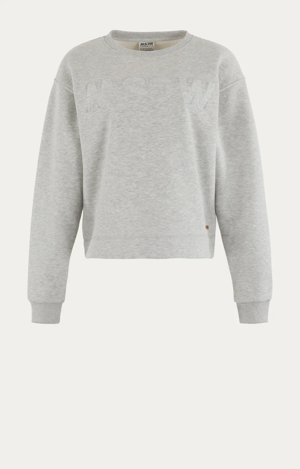 moscow 2301 Sweatshirt lange mouw Grijs 54-04-LogoSweater