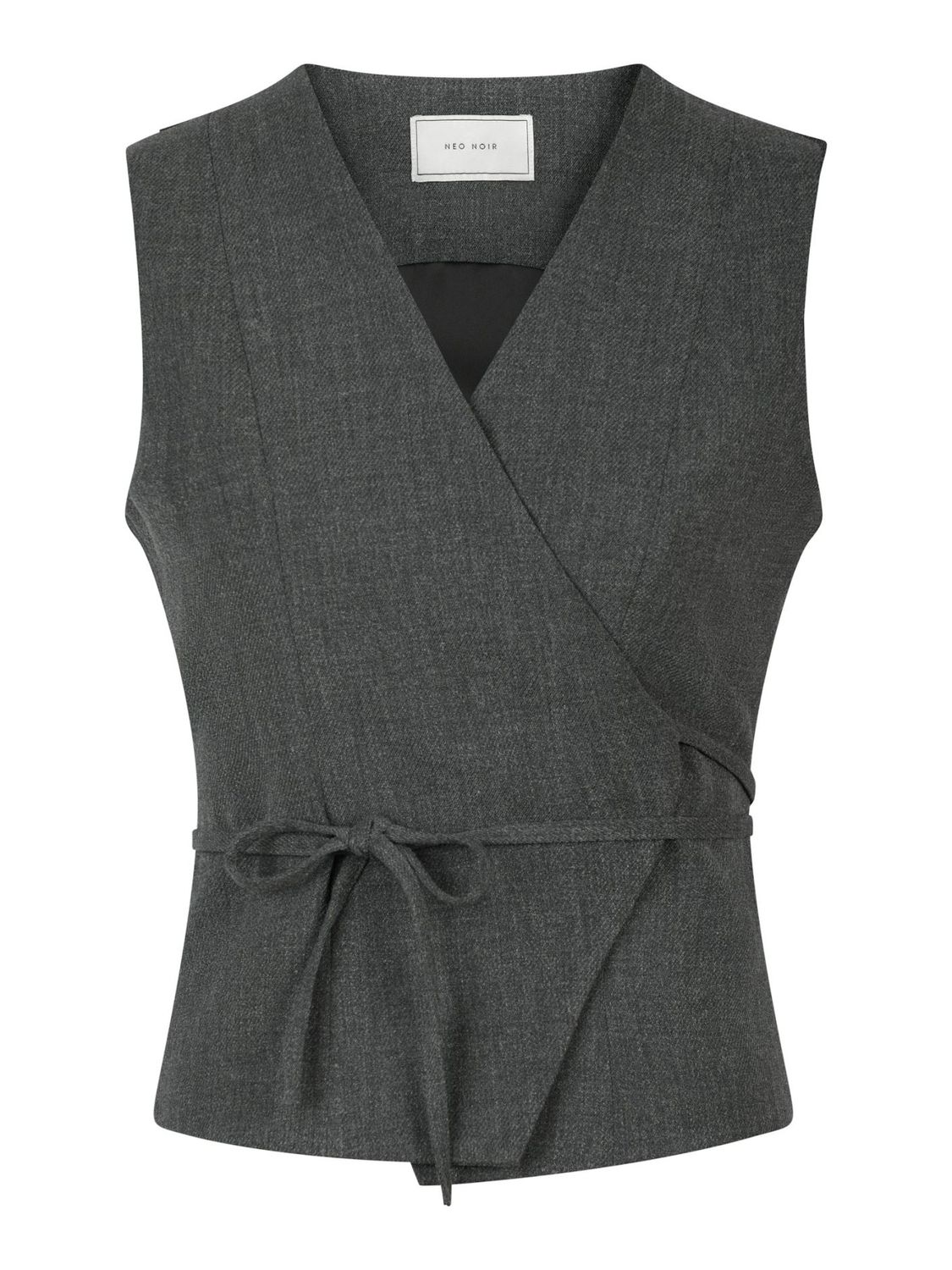 Neo Noir Samara Wrap waistcoat Grijs 161308