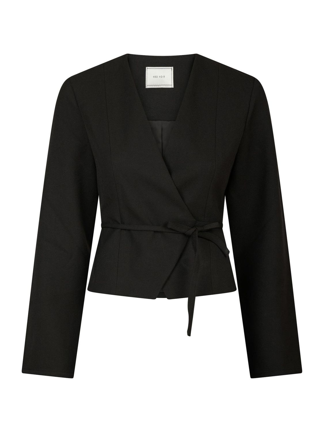 Neo Noir Simmi Wrap Blouse Zwart 164152