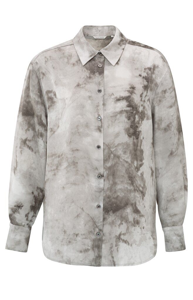 YaYa Blouse with print Grijs 01-201128-410