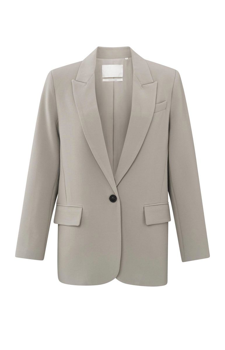 YaYa Woven oversized blazer Bruin 01-501057-410