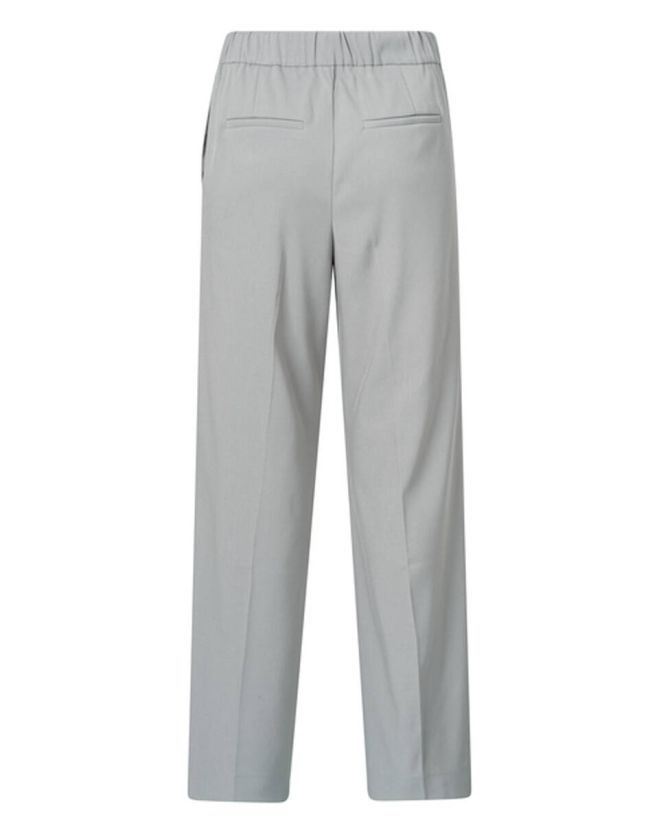 YaYa Woven wide leg trousers with p Grijs 01-301156-410