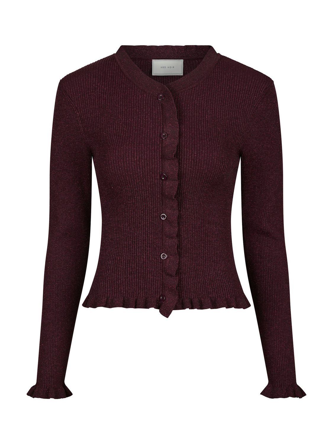 Neo Noir Eshra Knit Blouse Rood