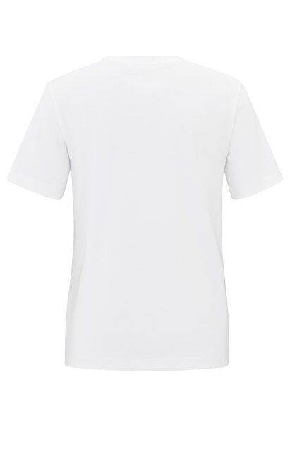 YaYa T-shirt with round neck Wit