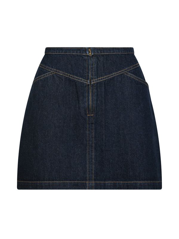 Neo Noir Gabani Denim Skirt Blauw