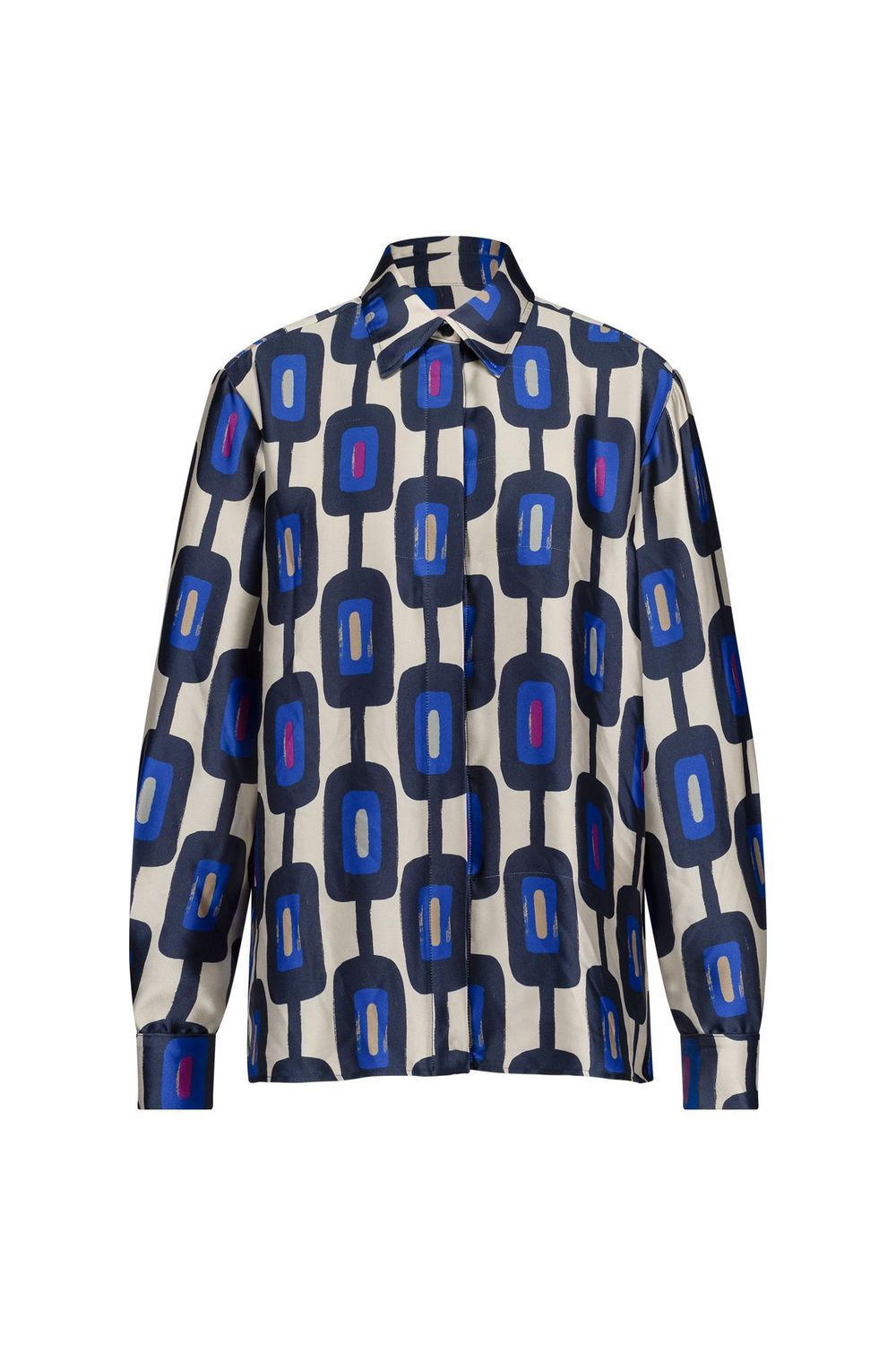 Studio Anneloes Hiske satin chain blouse Multi