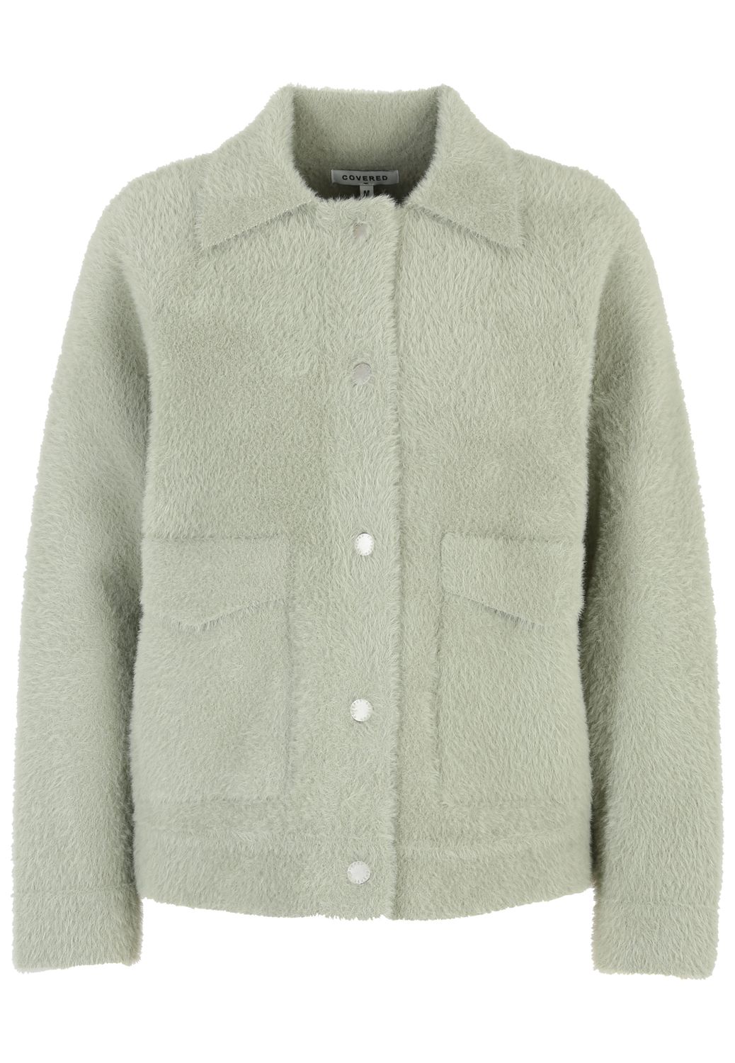 Covered ladies knitted jacket Paris Groen
