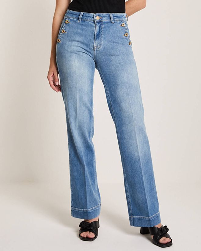 Para Mi Eve (Button) - Daily Denims - D94 - Blauw