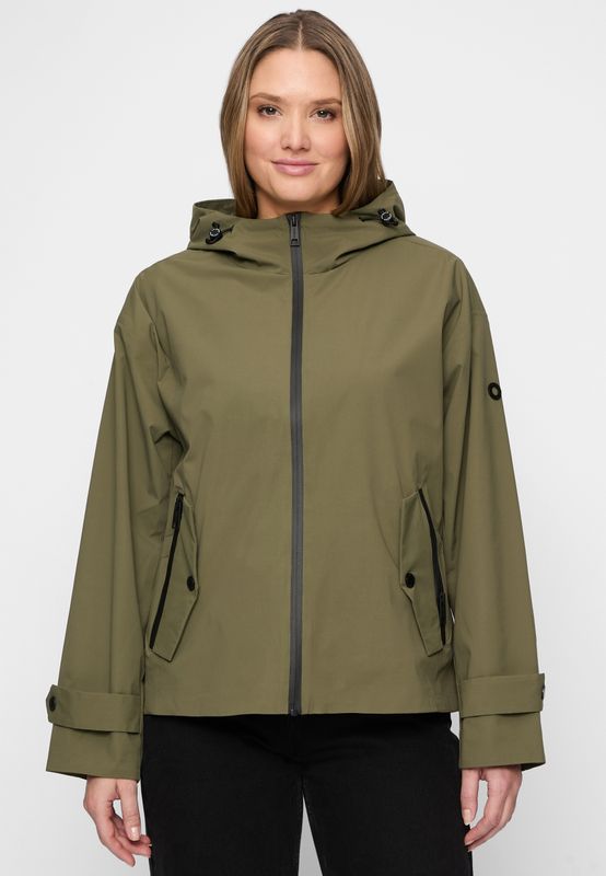 Covered GRS ladies jacket - woven L611CO Fa Groen