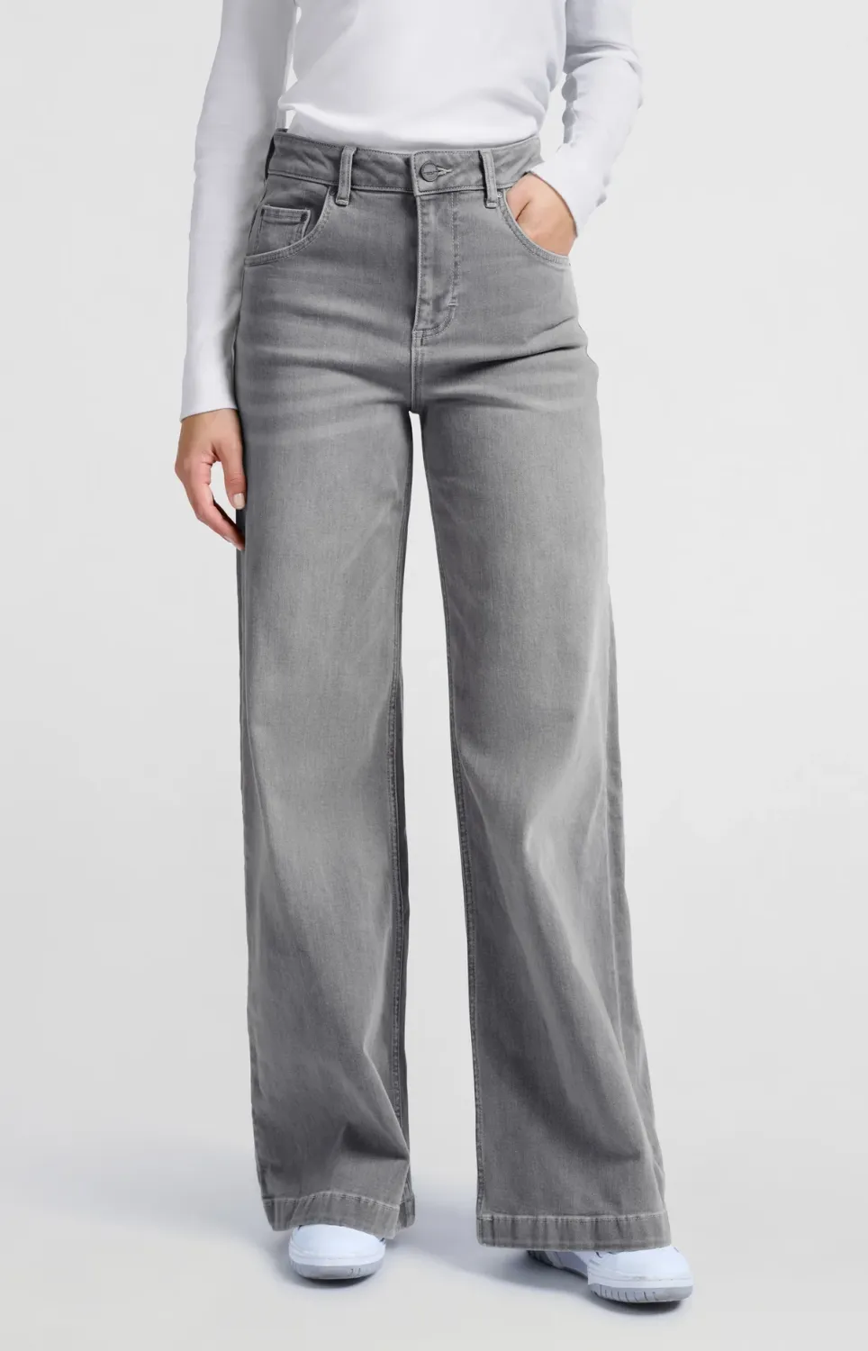 YaYa Jeans extra wide legs (L32) Grijs