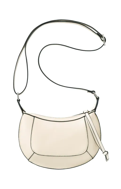 YaYa Small leather crossbody bag Wit