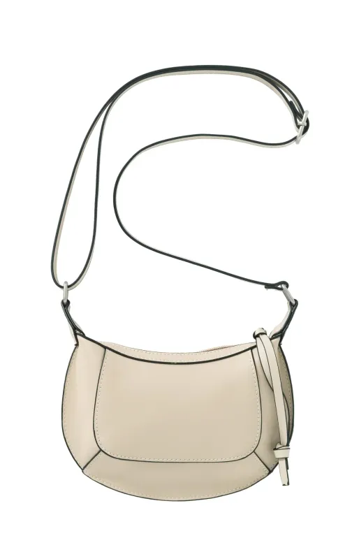 YaYa Small leather crossbody bag Grijs