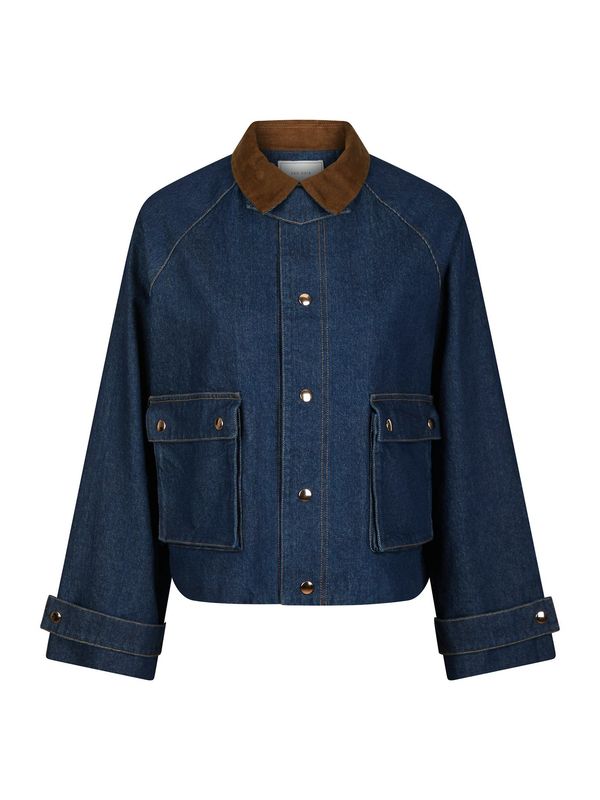 Neo Noir Vista Denim Cord Jacket Blauw
