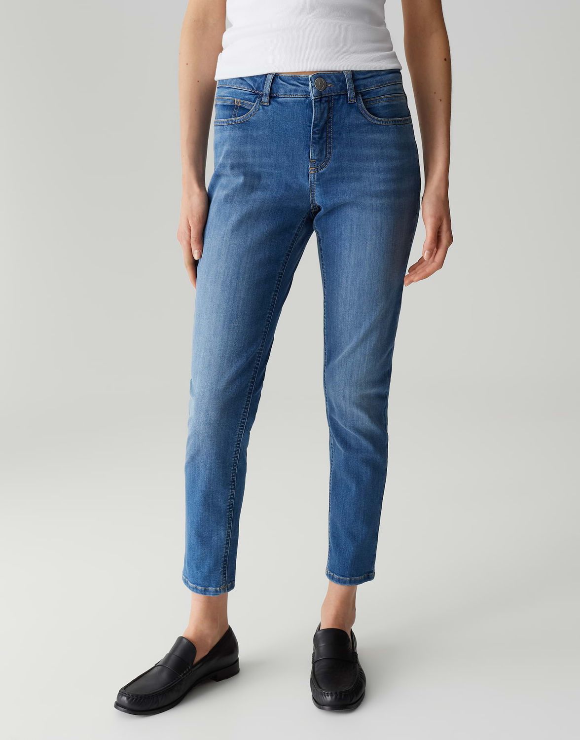 Opus Pants Enja ease Blauw