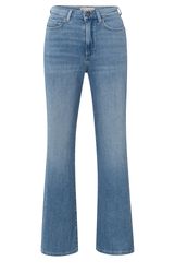 YaYa Wide-leg denim jeans (L32) Blauw