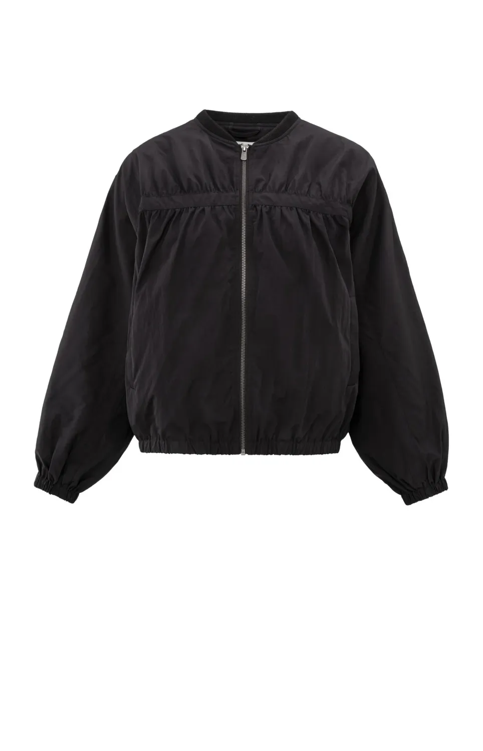 YaYa Cropped bomber jacket Grijs
