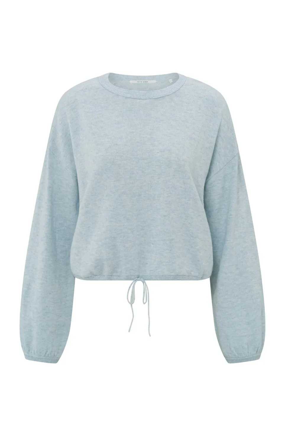 YaYa Sweater with corded hem GRAY DAWN BLUE MELANGE