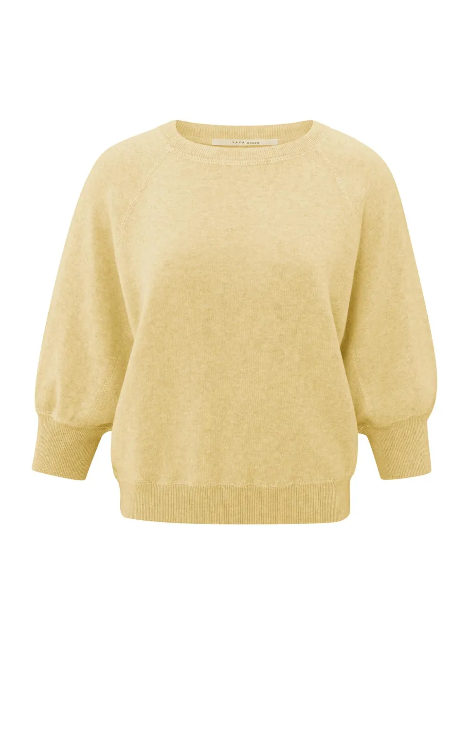 YaYa Sweater with raglan sleeves Geel