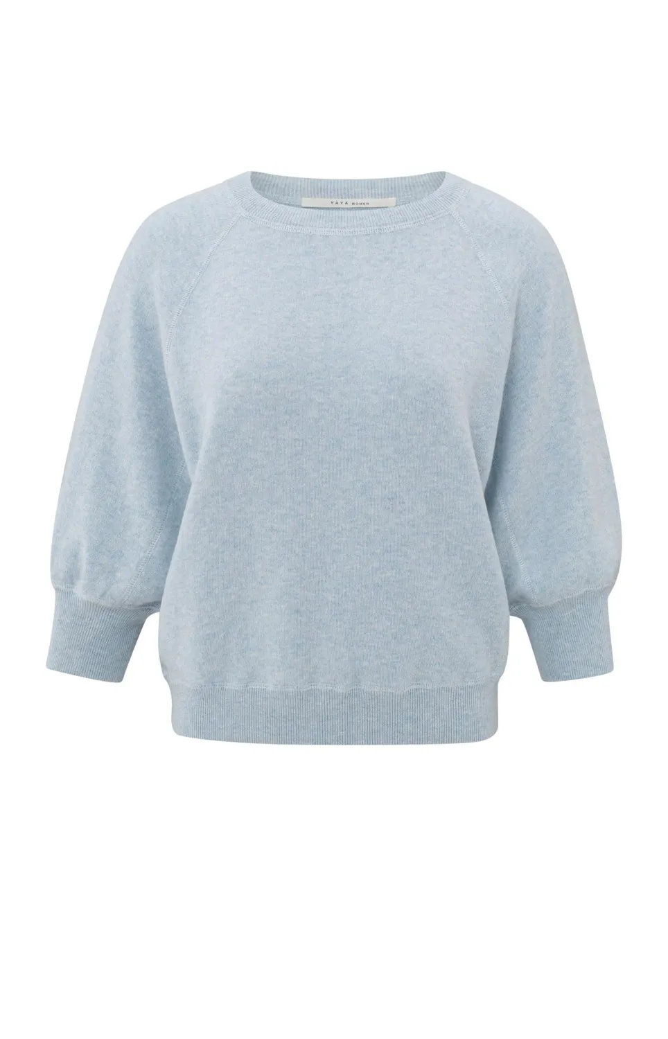 YaYa Sweater with raglan sleeves GRAY DAWN BLUE MELANGE