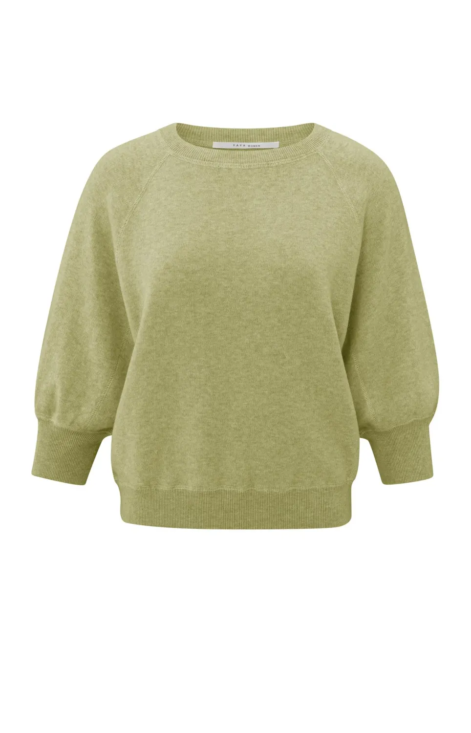 YaYa Sweater with raglan sleeves Groen