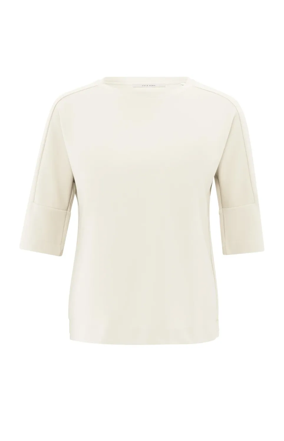 YaYa T-shirt with sleeve insert Ecru