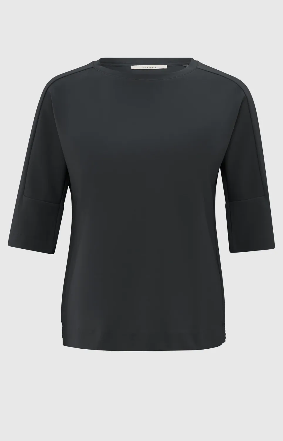 YaYa T-shirt with sleeve insert Grijs