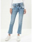 Herrlicher Pearl Boot Cropped reused denim Jeans