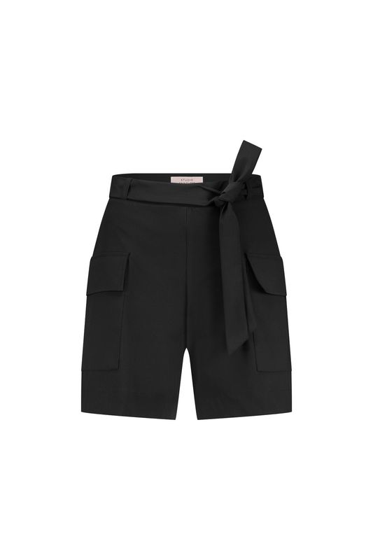 Studio Anneloes Jolie cargo shorts Zwart