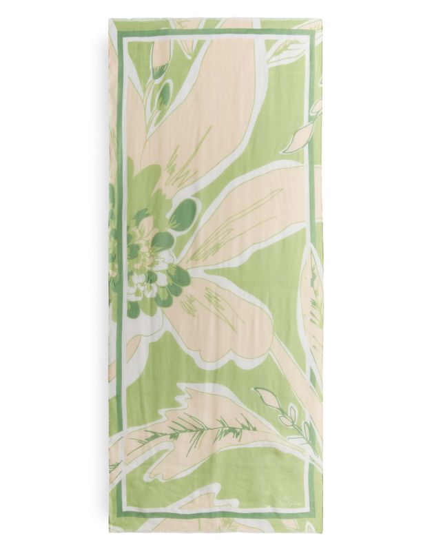 Opus Aflume scarf green glow