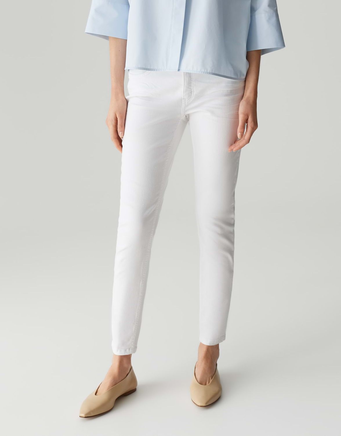 Opus Pants Enja ease Wit