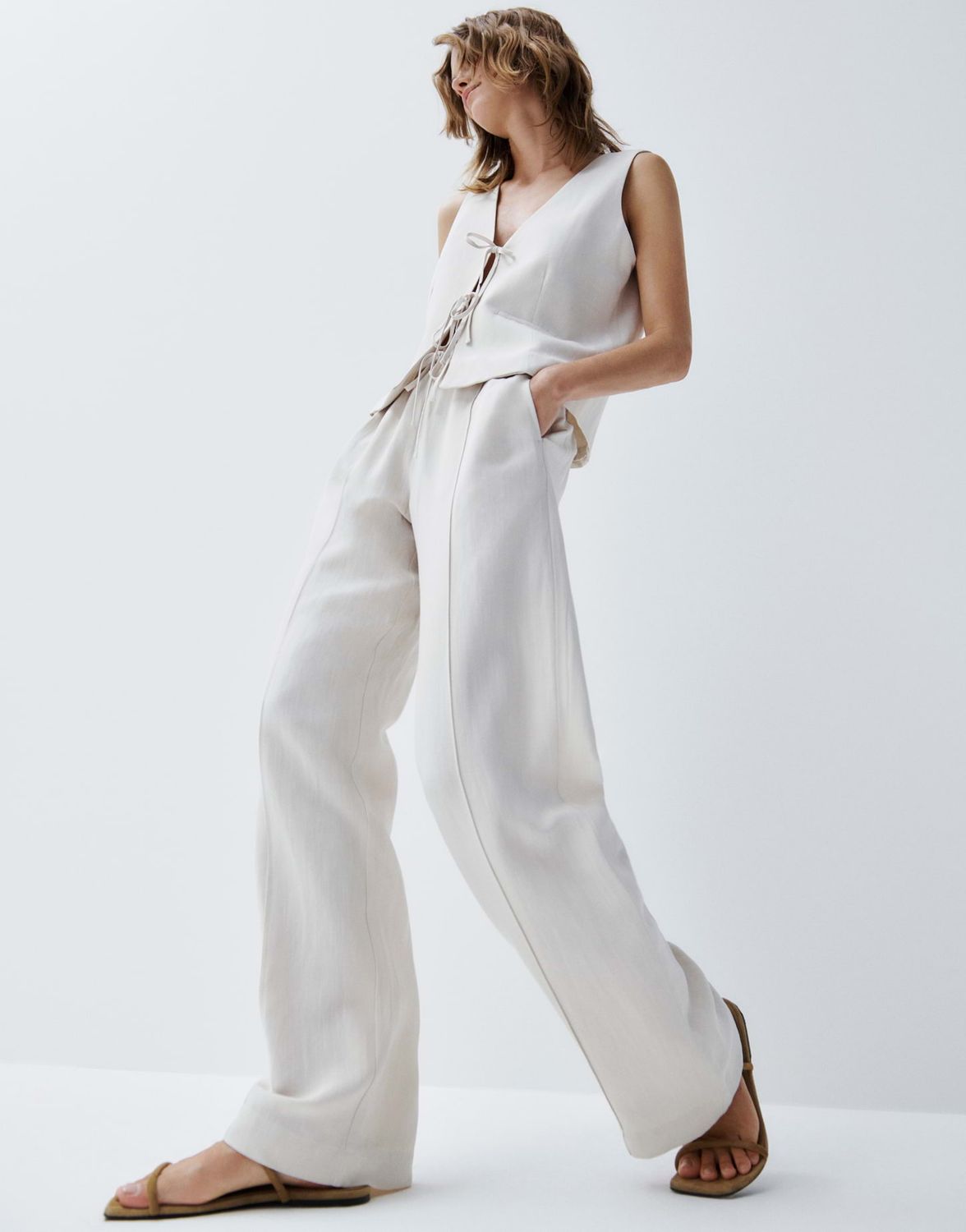 Opus Pants Malotta natural Beige