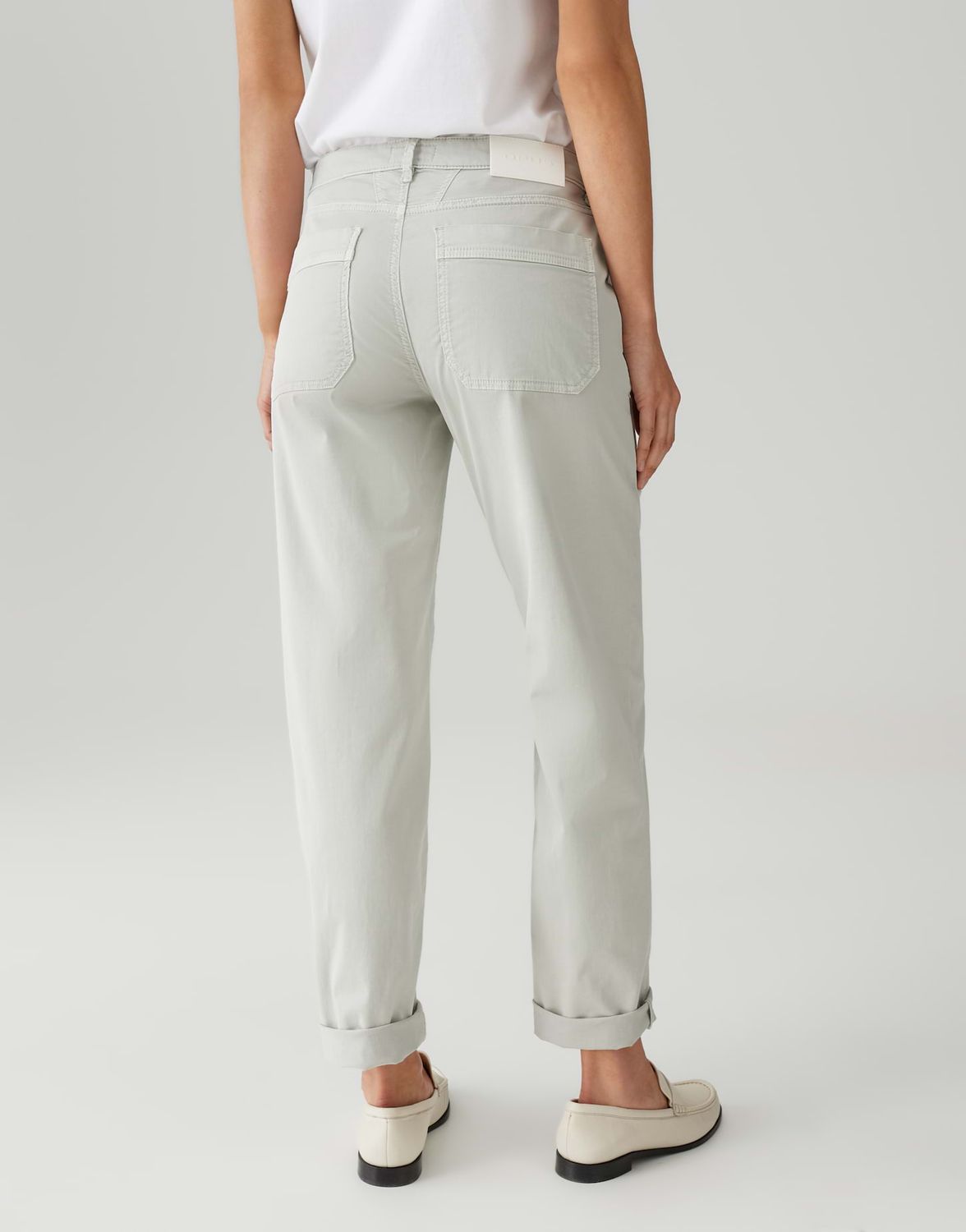 Opus Pants Lisana cool Groen