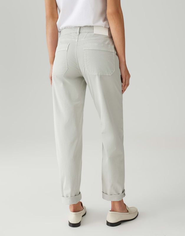 Opus Pants Lisana cool Groen