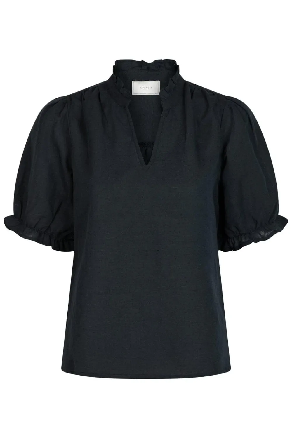 Neo Noir Odessa Linen Blouse Blauw 160264