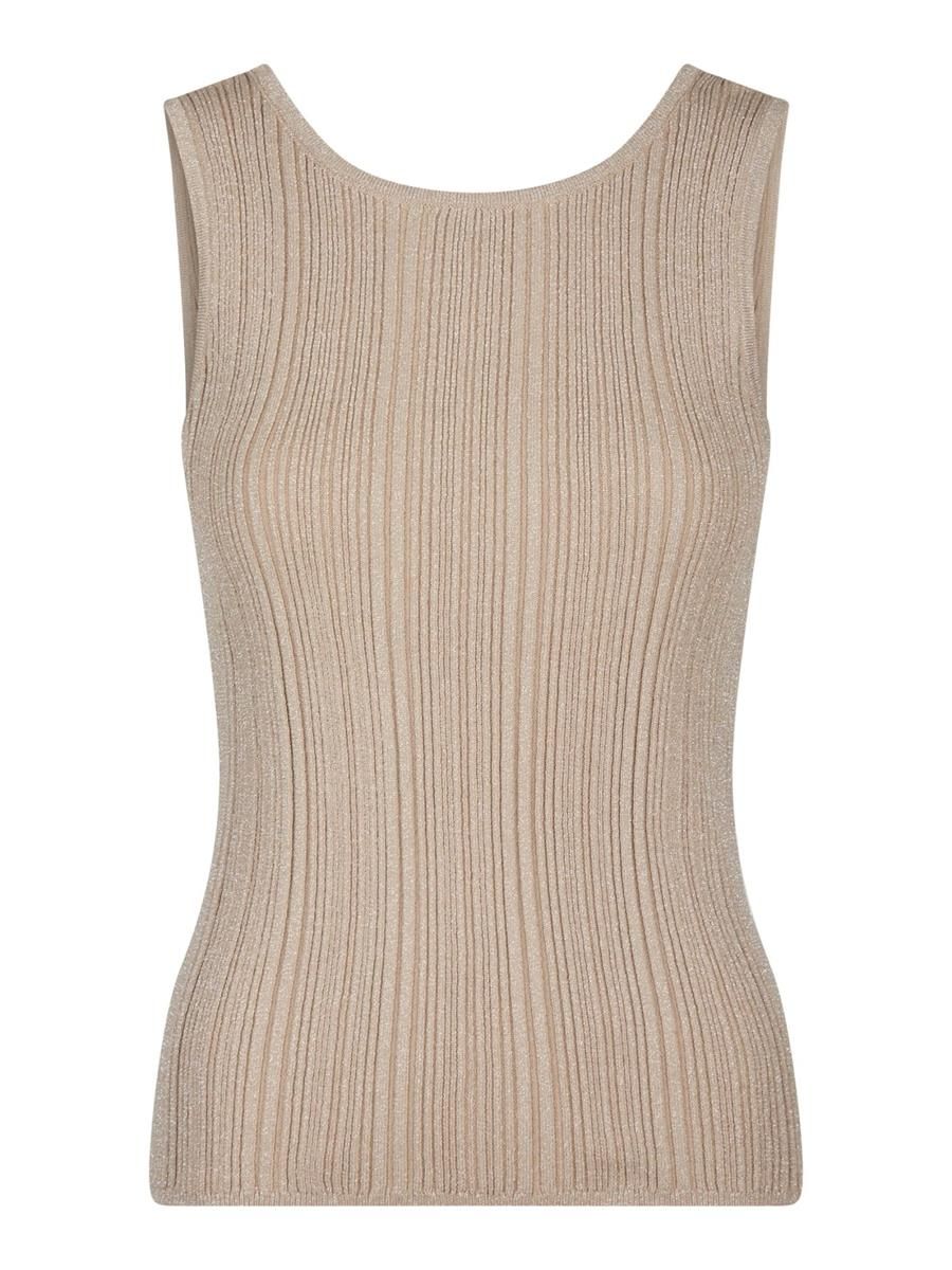 Neo Noir Ollie Knit Top Beige