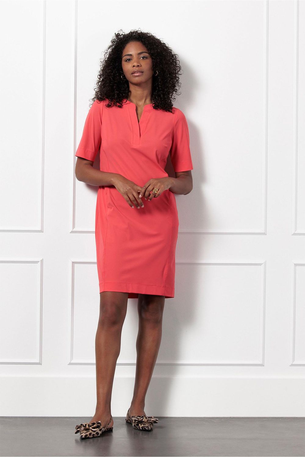 Studio Anneloes Simplicity ssl dress Rood