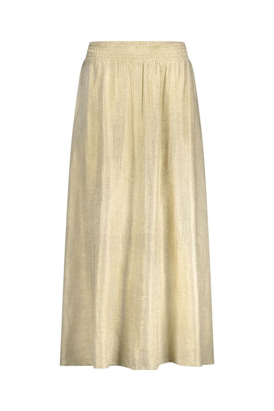 Studio Anneloes Fay gold linen skirt Goud