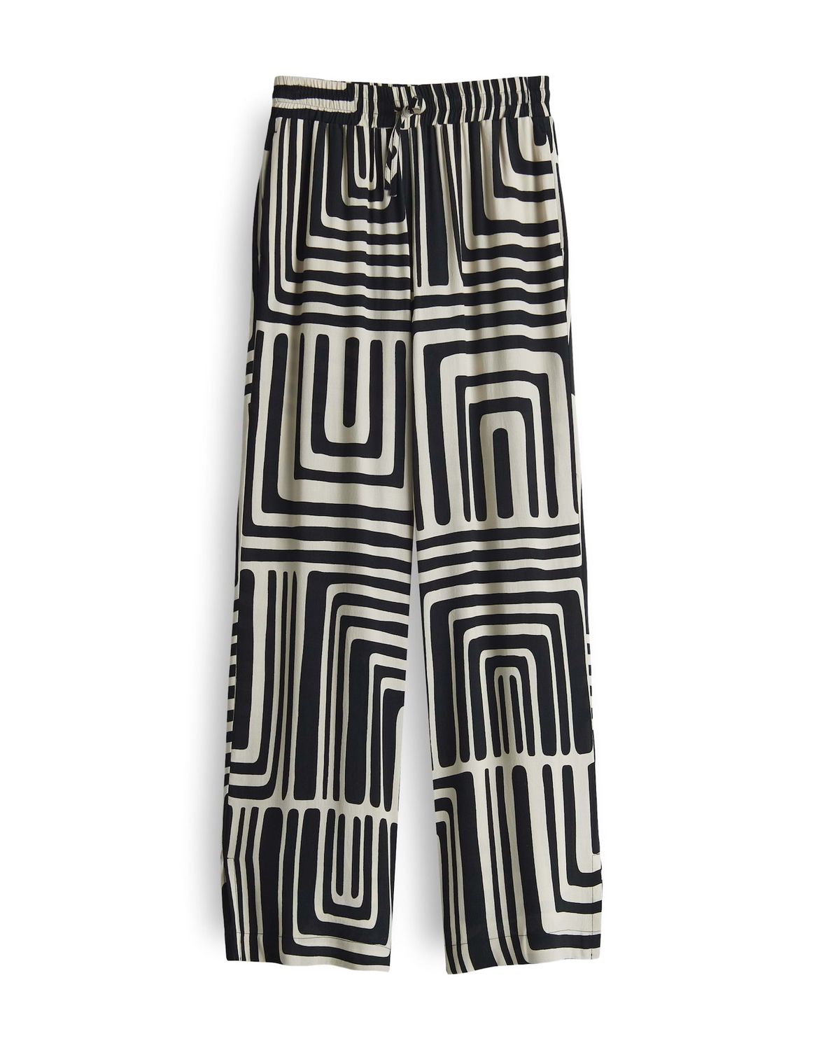 Opus Pants Malotta abstract Ecru