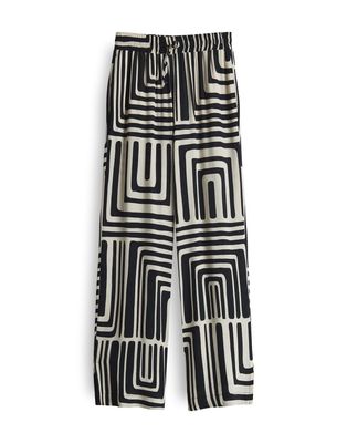 Opus Pants Malotta abstract Ecru