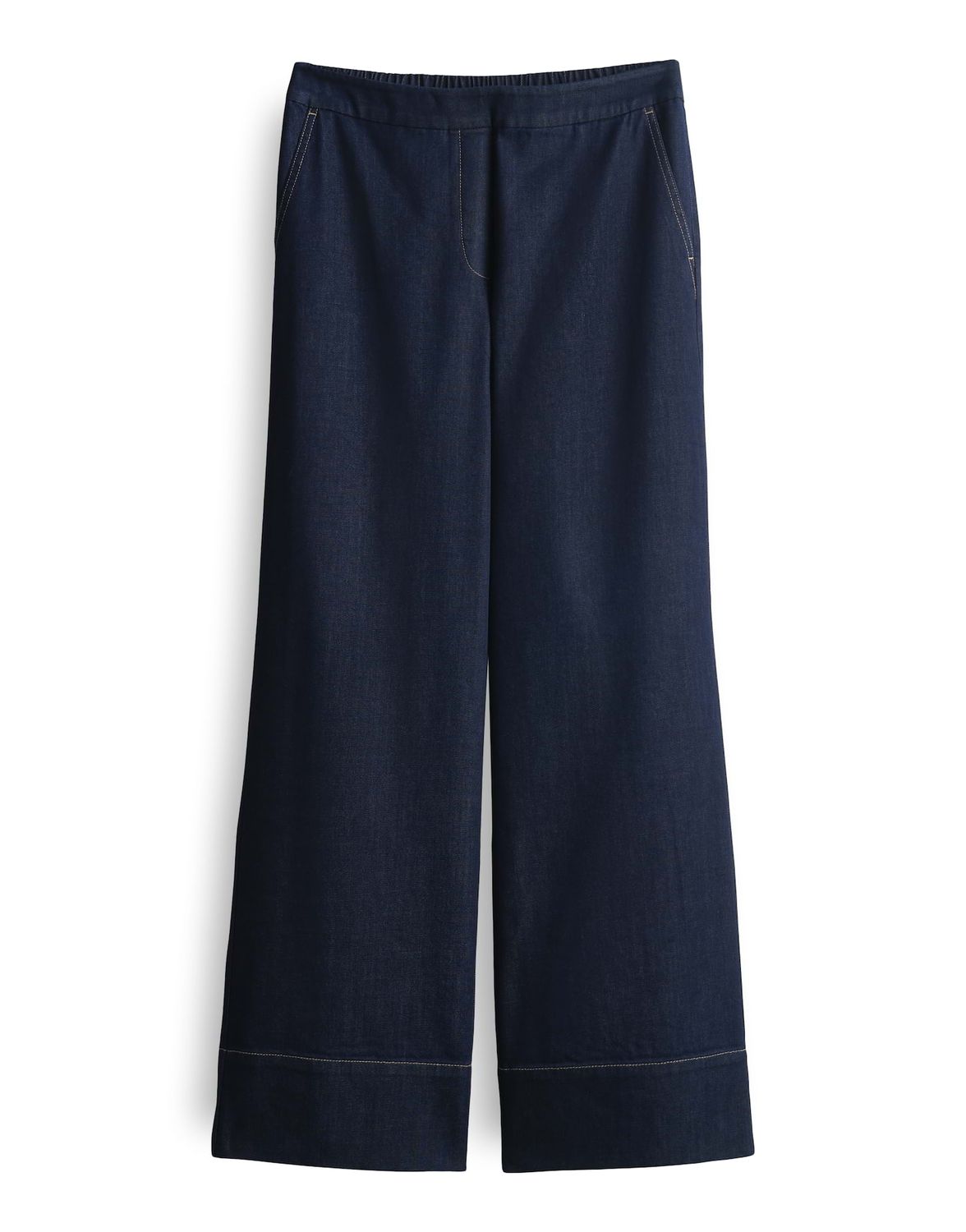 Someday Charlie wide denim Blauw