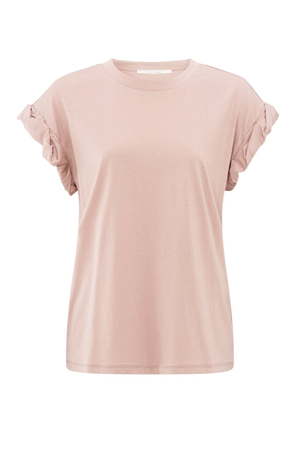 YaYa T-shirt with roll-up Roze