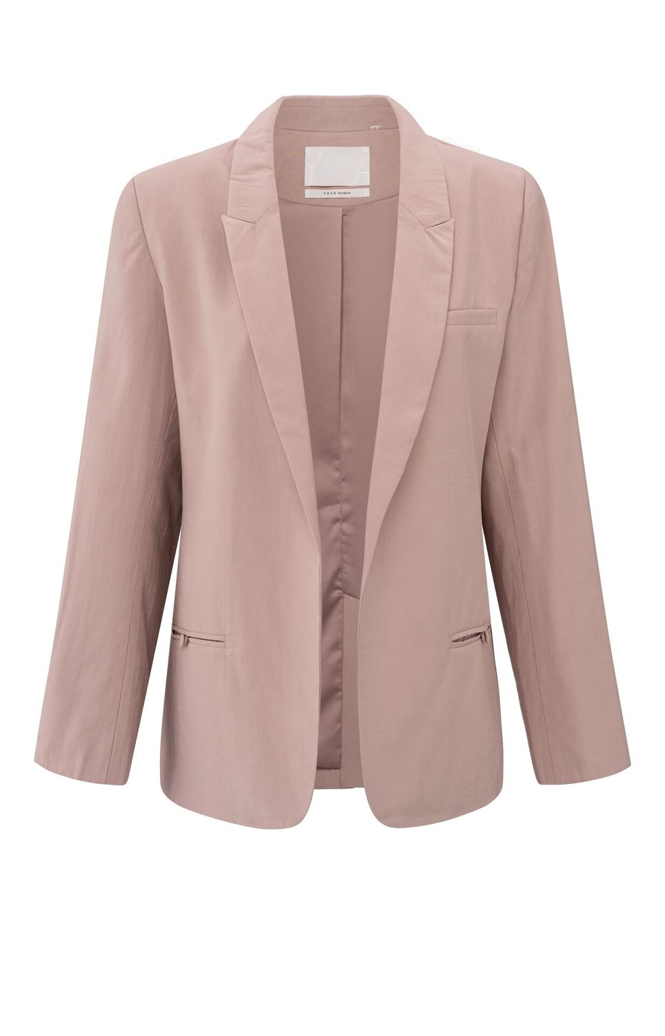 YaYa Woven loose fit blazer with sa Roze