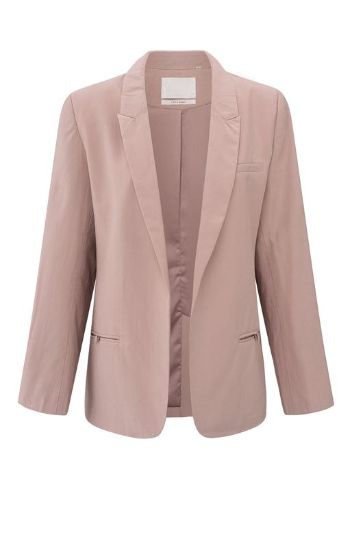 YaYa Woven loose fit blazer with sa Roze