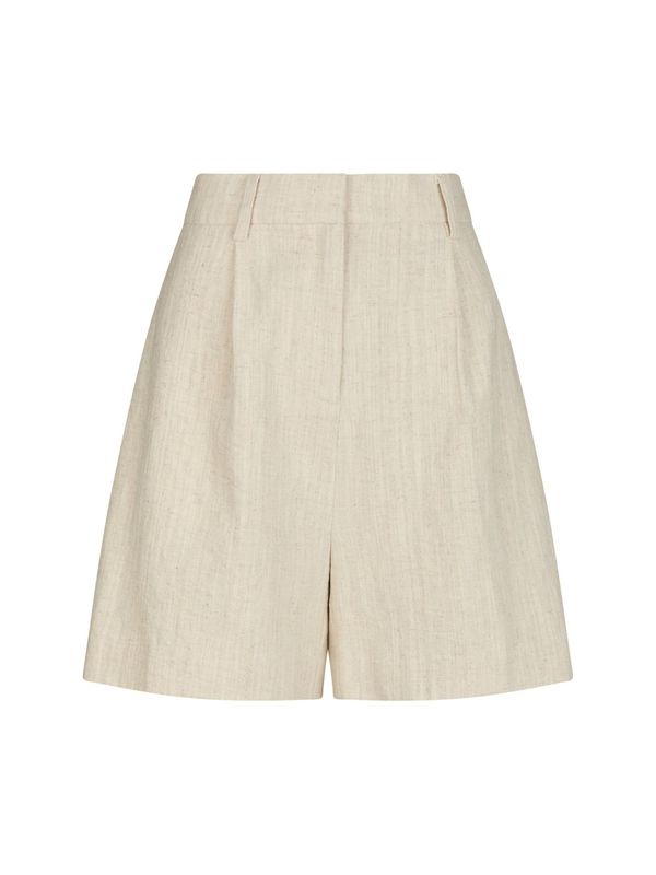 Neo Noir Sega Ramie Shorts Beige