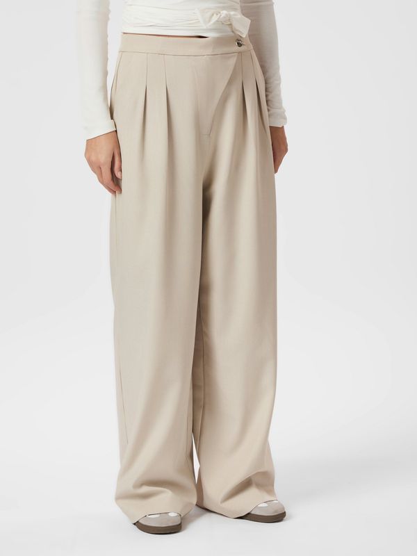 Neo Noir Zalka Eyelet Pants Beige