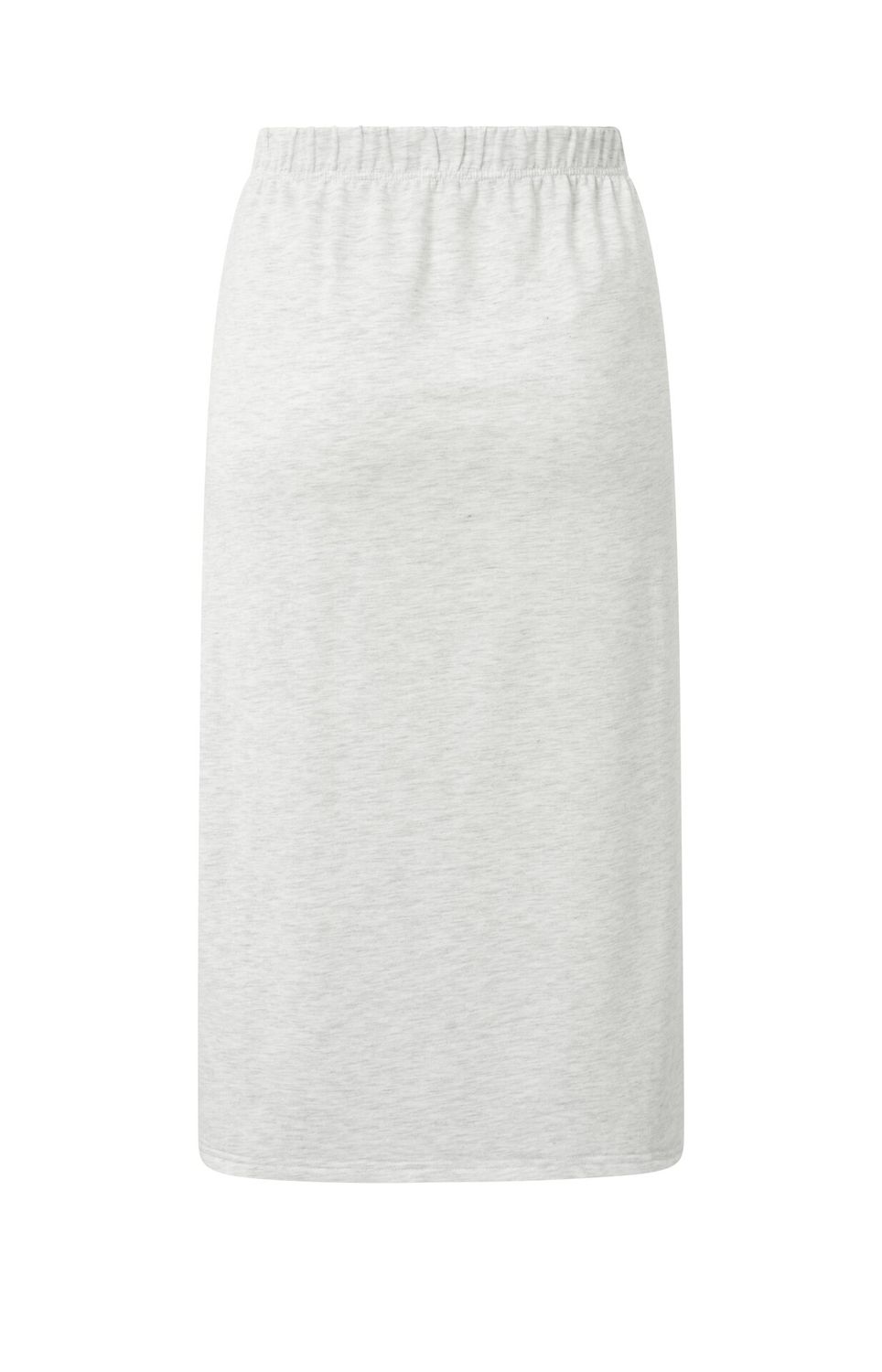 YaYa Midi skirt with slit Grijs