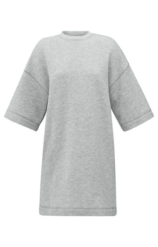 YaYa Sweat dress Grijs