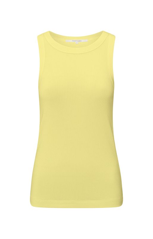 YaYa Singlet with ribbed trims Geel