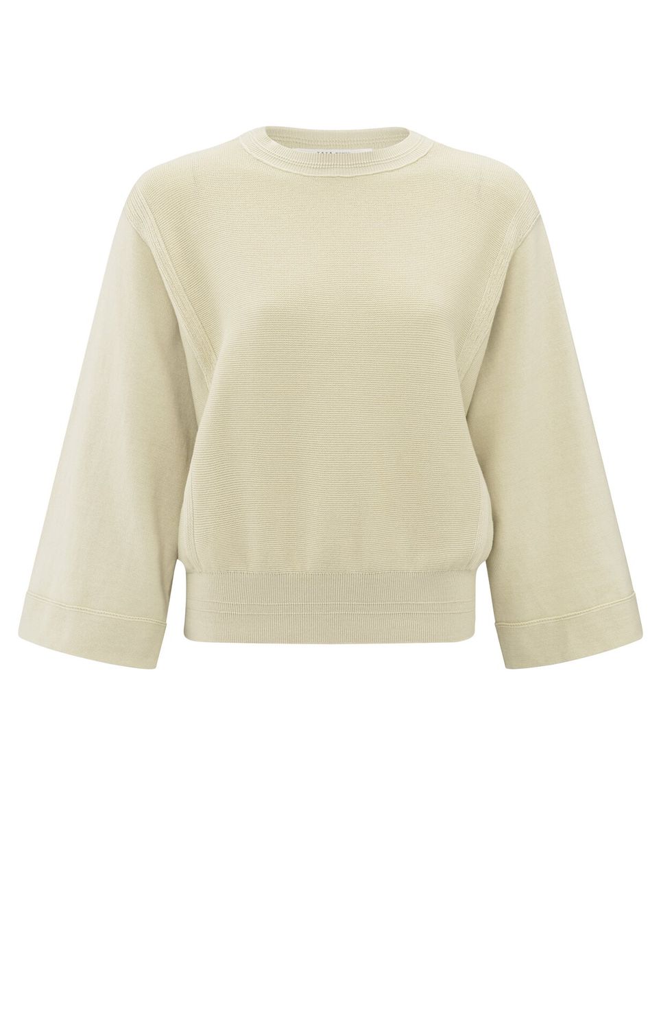 YaYa Sweater with mixed textures Beige