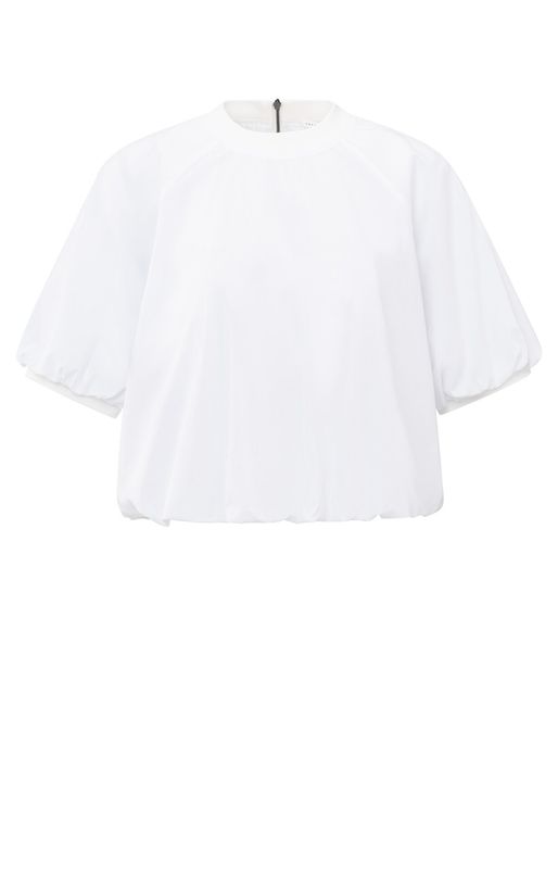 YaYa T-shirt with puff sleeves Wit